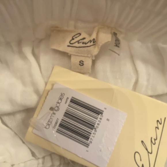 Elan Women’s White Cotton Raw Hem Pocket Shorts New Small - Picture 8 of 12